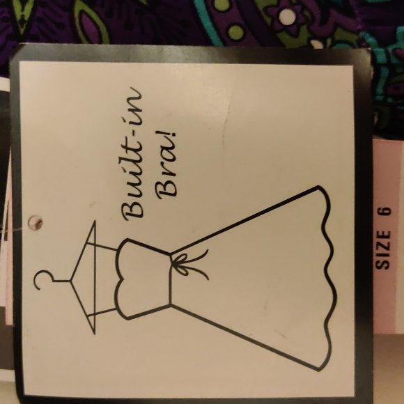 R & K Originals Purple floral sleeveless summer/party/office dress - Picture 6 of 7